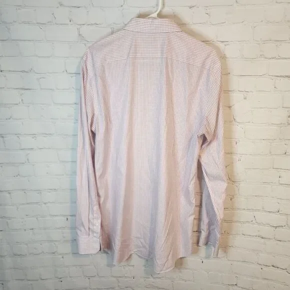 Banana Republic Men's Pink Slim-Fit Button Down Shirt, Size LT - Picture 3 of 3